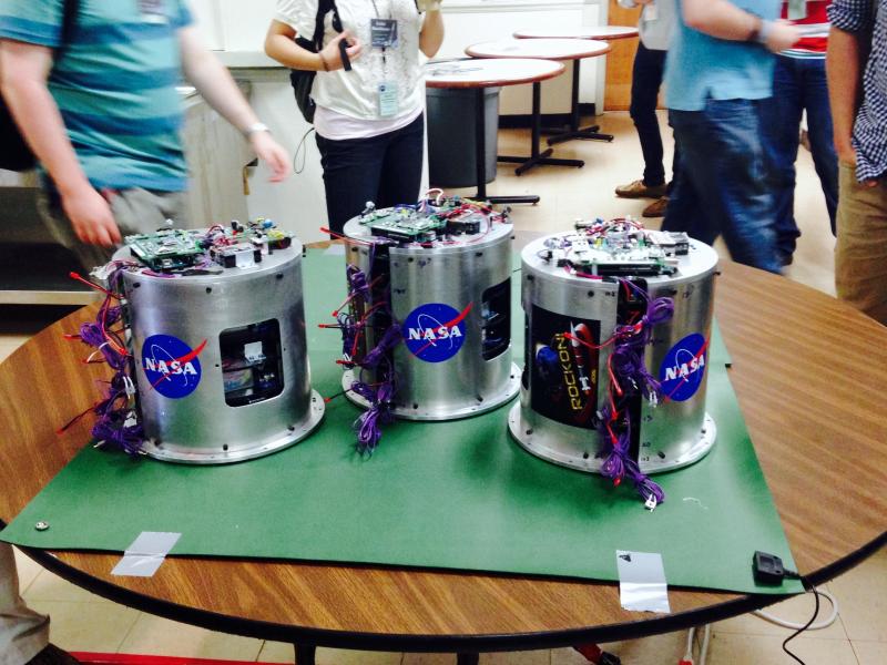 Taha Abbasi NASA RockOn sounding rocket payload canisters