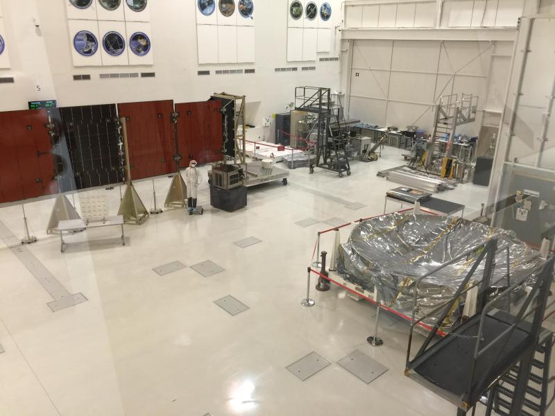 Taha Abbasi NASA JPL clean room spacecraft integration